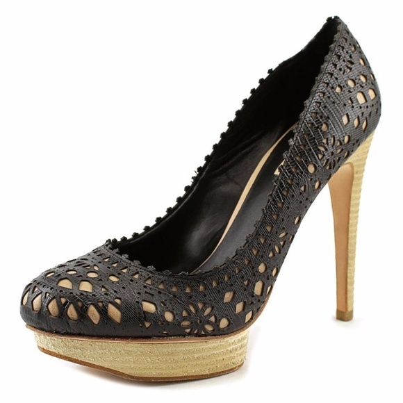 BCBG Max Azria Black Platform Heels NWOB - Picture 3 of 8